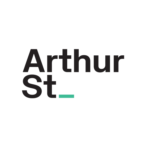 Arthur St business logo, black text on white background